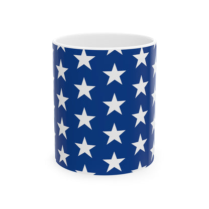 White Stars on Blue