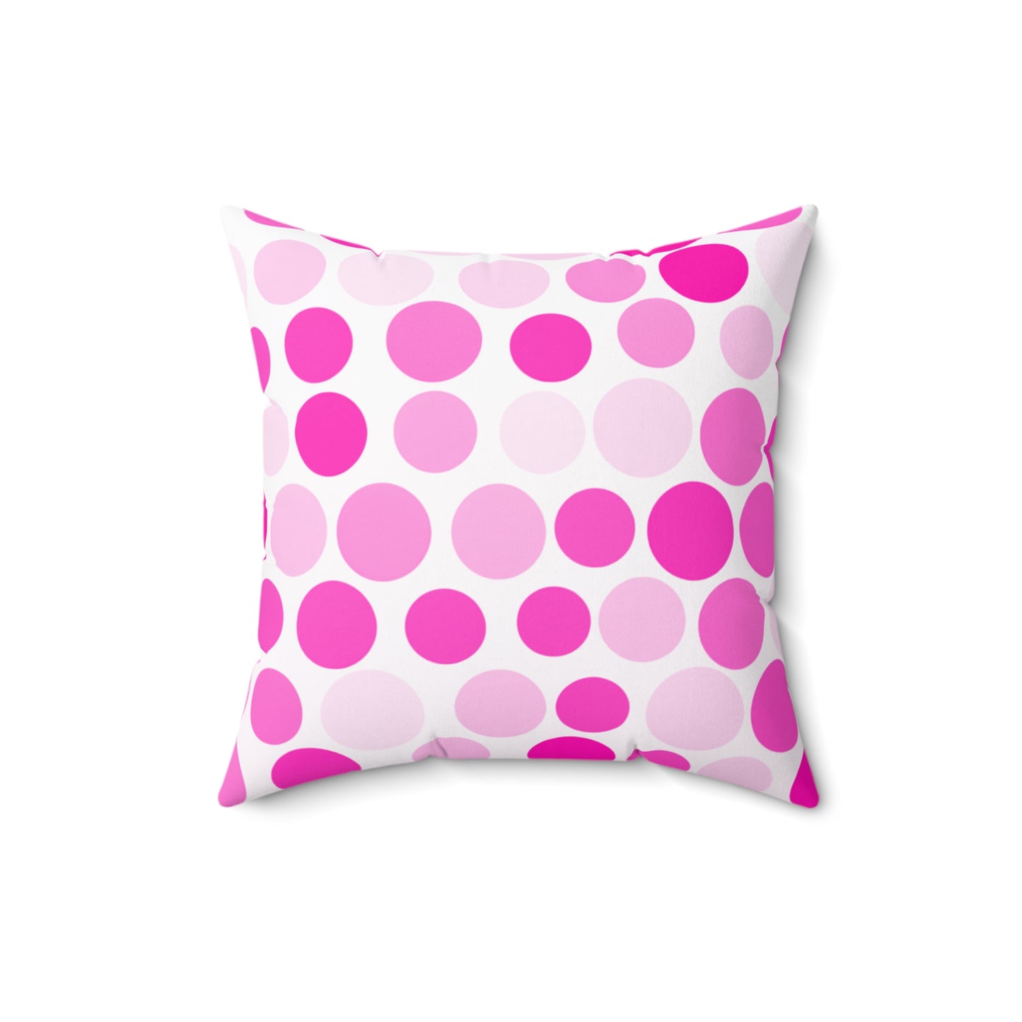 Shades of Pink Polka Dots - Pillowcase & Pillow