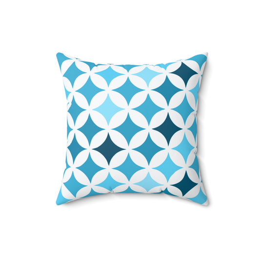 Blue and White Seamless Stars - Pillowcase & Pillow