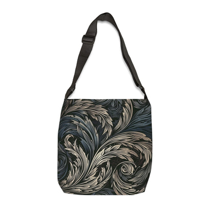 Elegant Flowing Leaf Patterns - Tote Bag