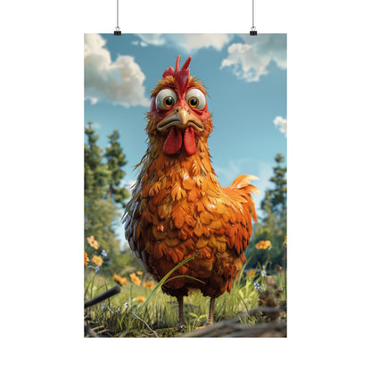 Chuck The Chicken - Physical Print Stunning Premium Poster