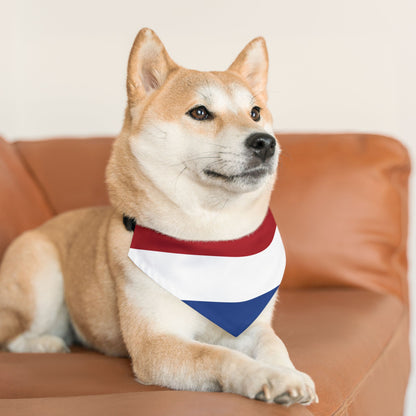 Netherlands Flag - Pet Bandana Collar