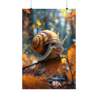 Nitro The Snail - Physical Print Stunning Premium Poster