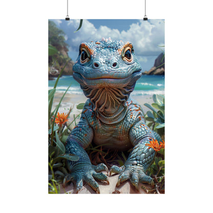 Koko The Komodo Dragon - Physical Print Stunning Premium Poster