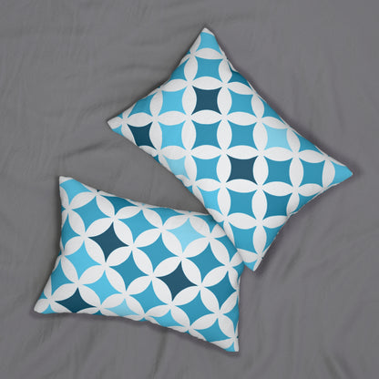 Blue and White Seamless Stars - Rectangular Pillowcase & Pillow