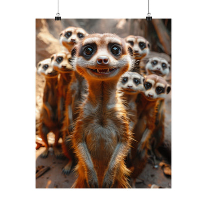 Max The Meerkat - Physical Print Stunning Premium Poster