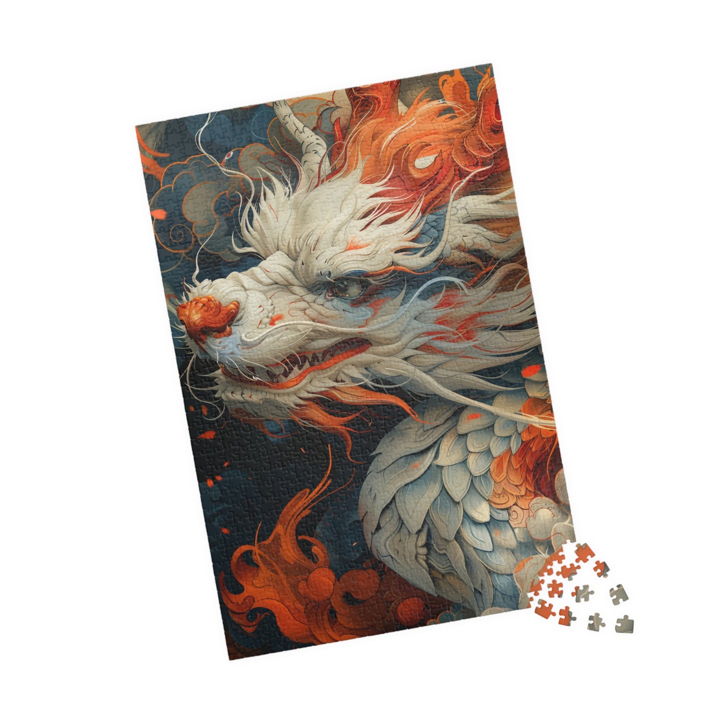 White blaze The Dragon - 1014-Piece Jigsaw Puzzle