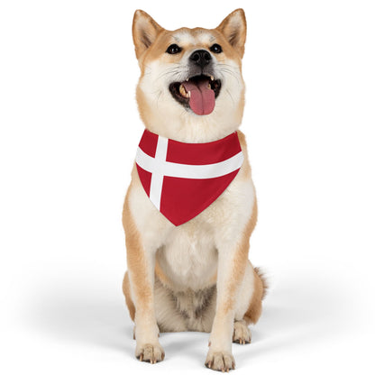 Denmark Flag - Pet Bandana Collar