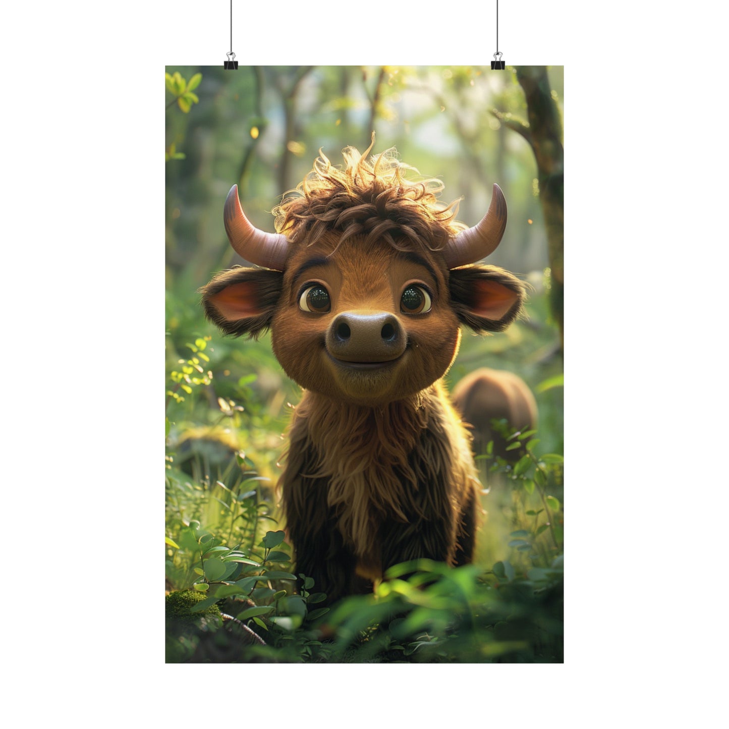 Charger The Baby Ox - Physical Print Stunning Premium Poster