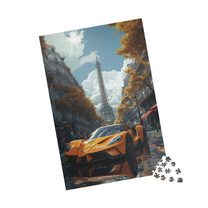 Supercar in Paris - 1014-Piece Jigsaw Puzzle