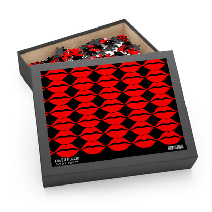 Red Lips - 500-Piece Jigsaw Puzzle