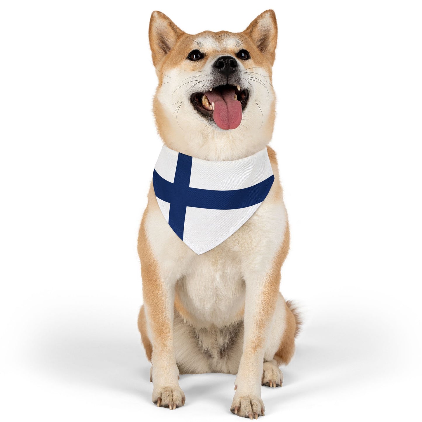 Finland Flag - Pet Bandana Collar