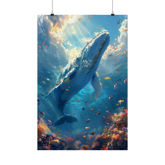 William The Whale - Physical Print Stunning Premium Poster