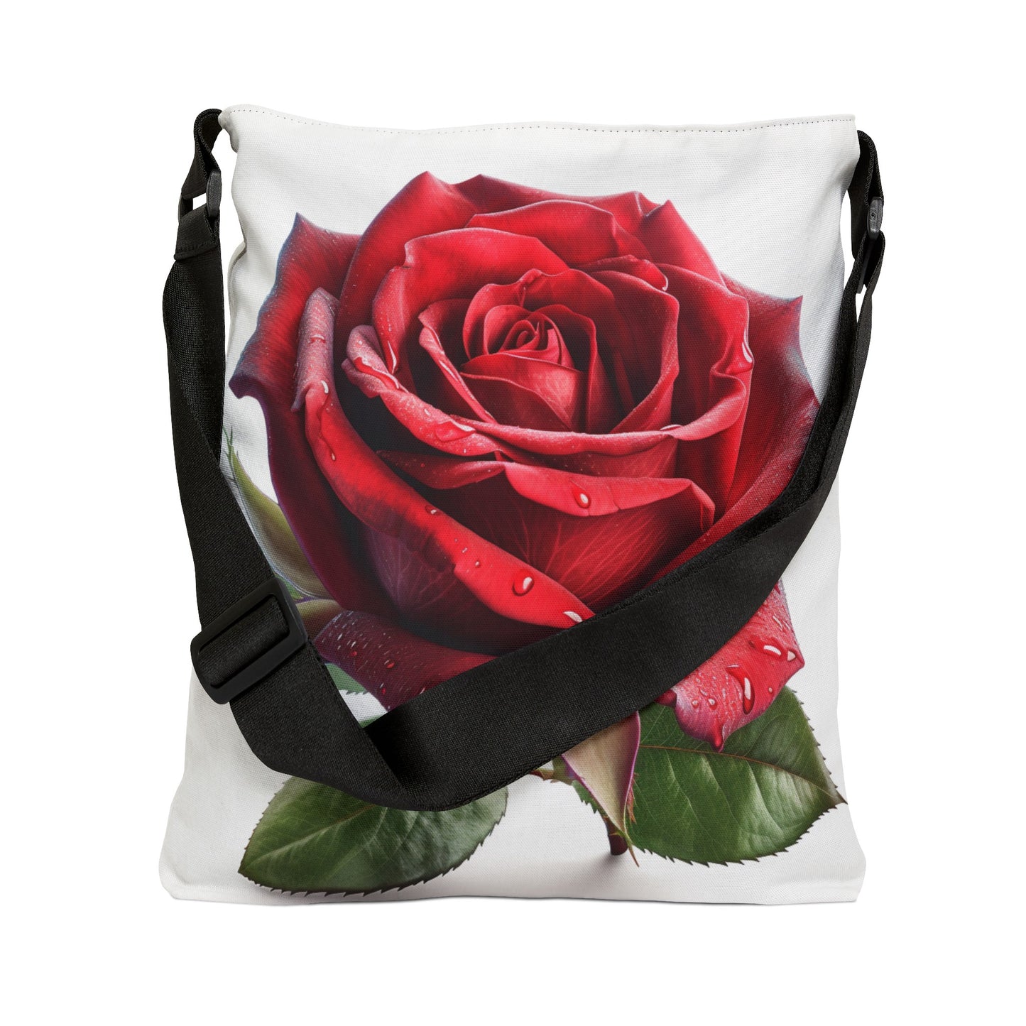 Single Red Rose - Tote Bag