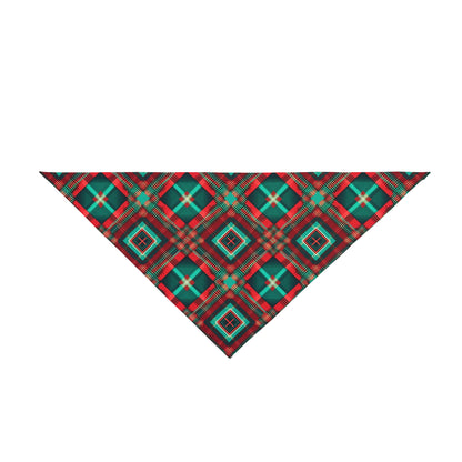 Christmas Tartan - Tie Up Pet Bandana