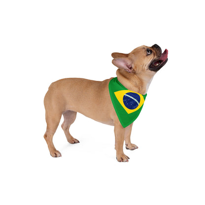 Brazil Flag - Tie Up Pet Bandana