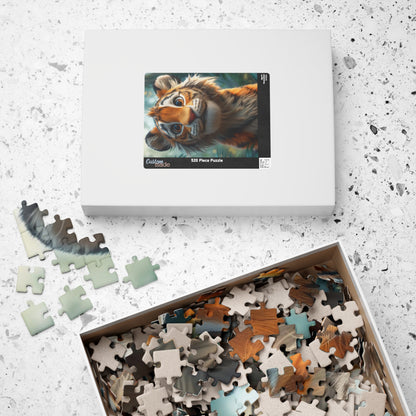 Timmy The Tiger - Premium Puzzle Available in 110, 252, or 520 Pieces for Puzzle Lovers