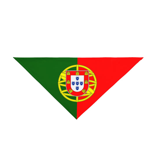 Portugal Flag - Tie Up Pet Bandana