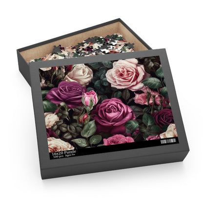 Roses in Bloom - 500-Piece Jigsaw Puzzle