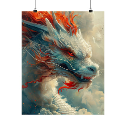 Glacier The Dragon - Physical Print Stunning Premium Poster