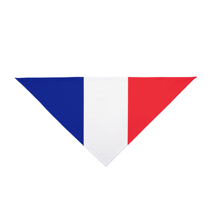 French Flag - Tie Up Pet Bandana