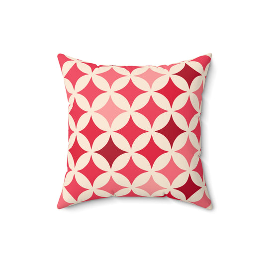 Shades of Red Seamless Stars - Pillowcase & Pillow