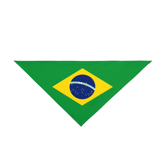 Brazil Flag - Tie Up Pet Bandana