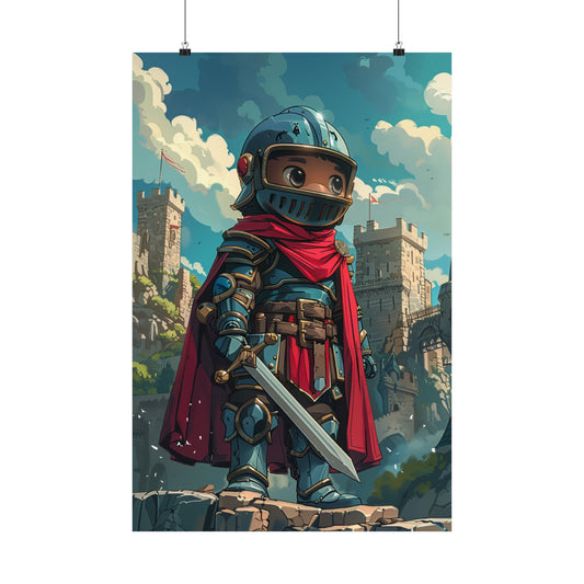 A Noble Knight - Physical Print Stunning Premium Poster