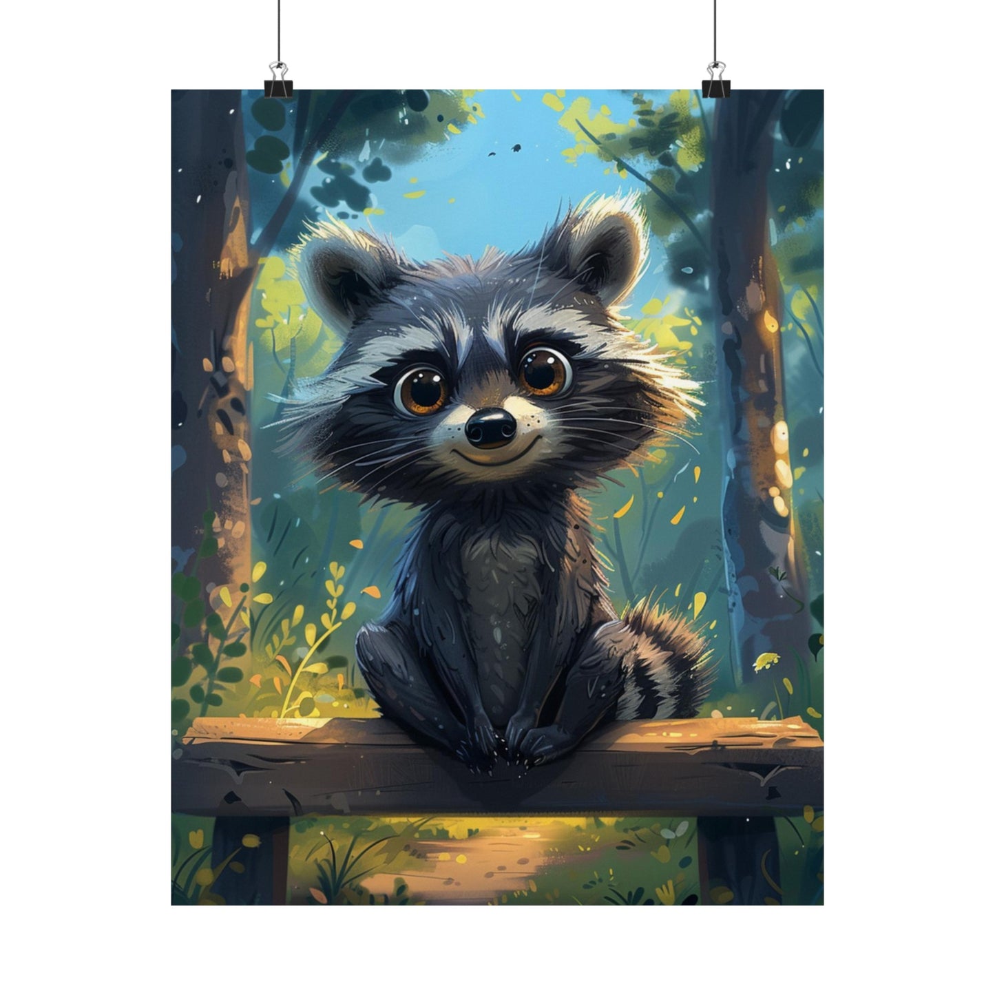 Roger Raccoon - Physical Print Stunning Premium Poster