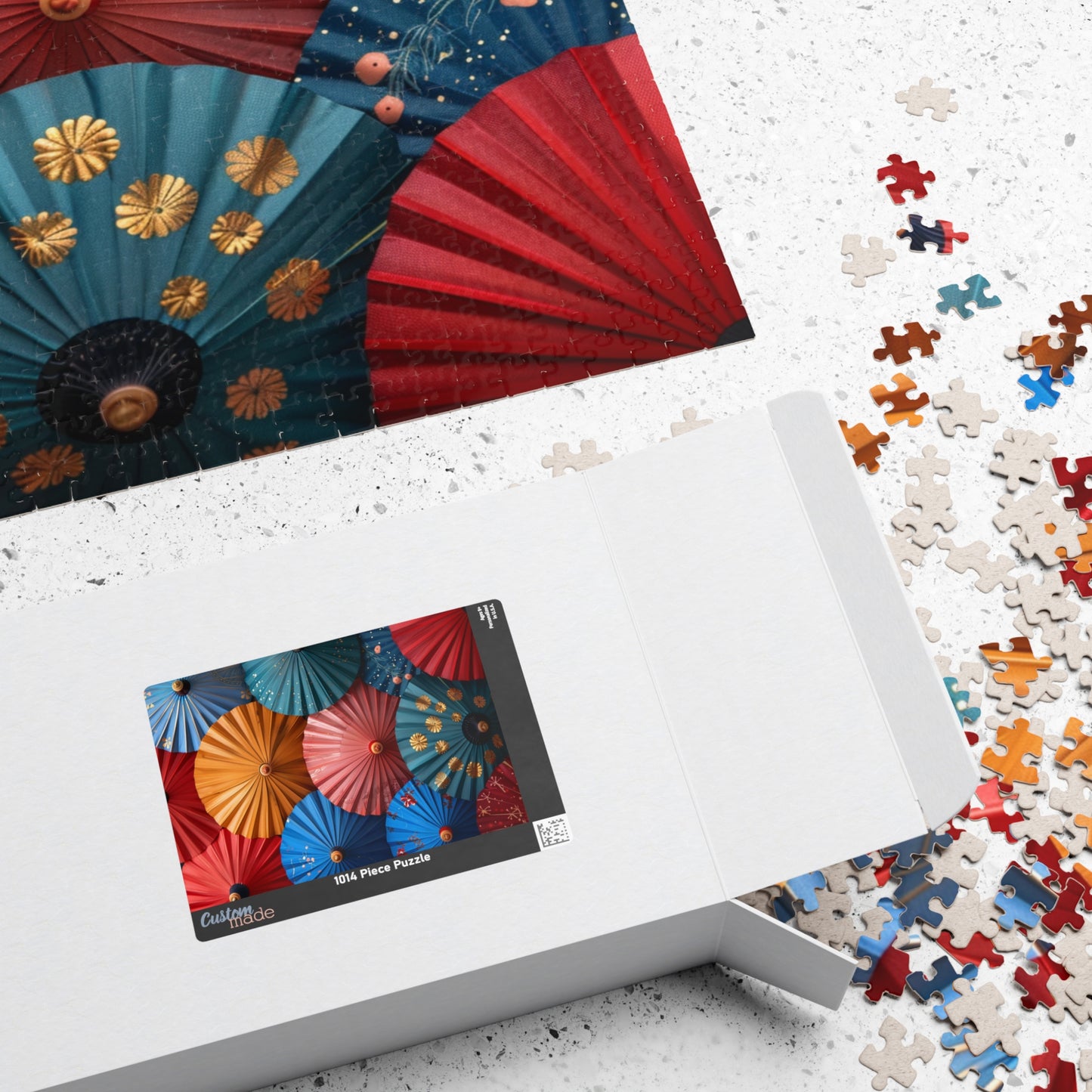 Japanese Inspired Umbrellas - 1014-Piece Jigsaw Puzzle