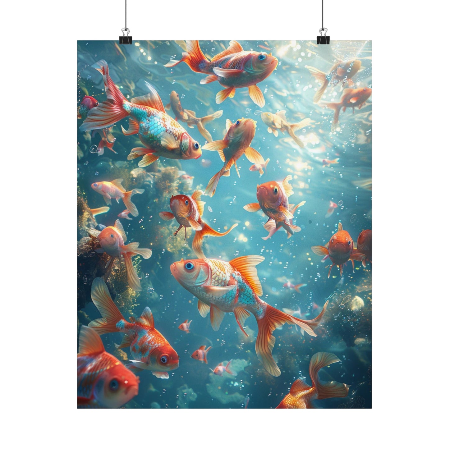 School of Fish - Physical Print Stunning Premium Poster