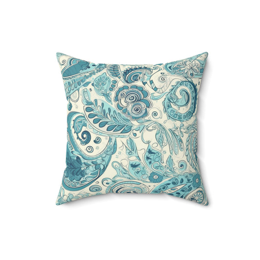 Paisley Blue Teal - Pillowcase & Pillow