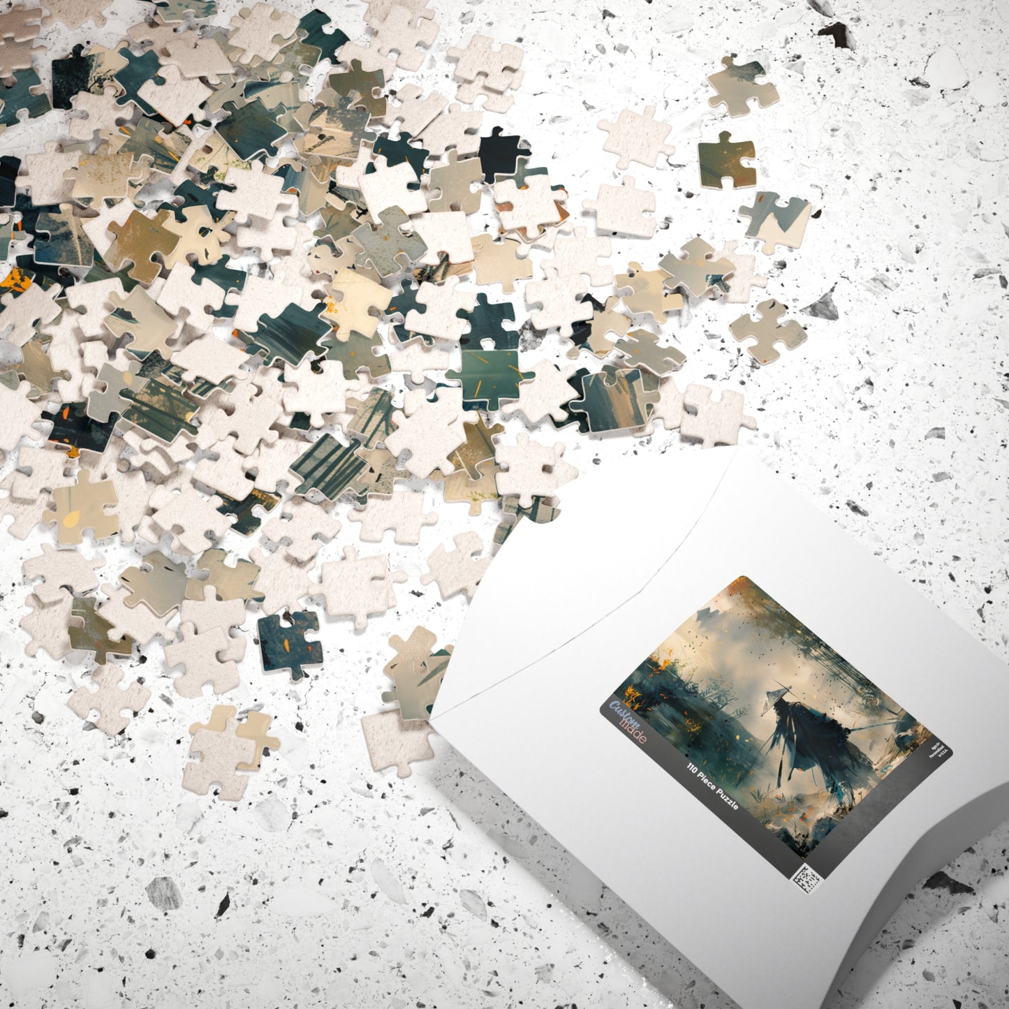 The Wandering Ronin - Premium Puzzle Available in 110, 252, or 520 Pieces for Puzzle Lovers