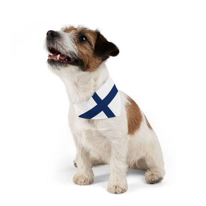 Finland Flag - Pet Bandana Collar