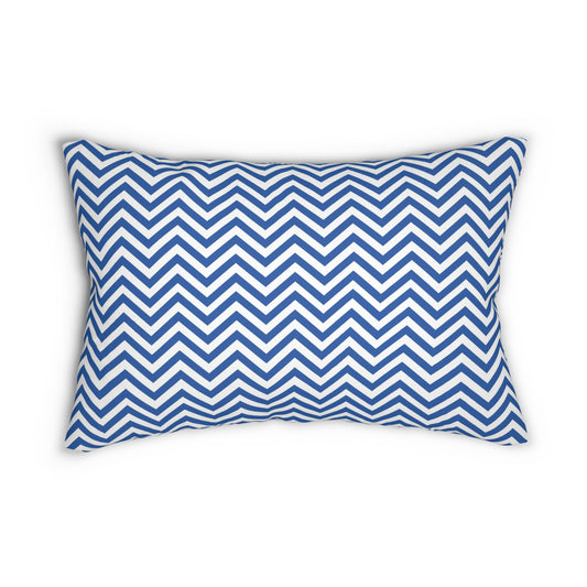 Blue Chevron - Rectangular Pillowcase & Pillow