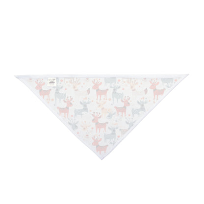 Christmas Reindeers - Tie Up Pet Bandana