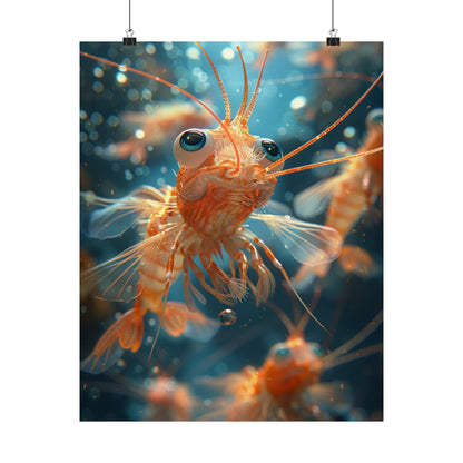 Spike The Prawn - Physical Print Stunning Premium Poster