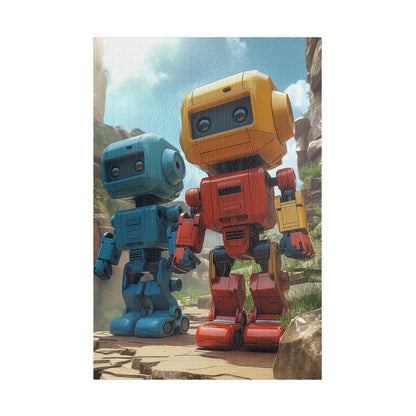 Echo & Torch the Friendly Robots - 1014-Piece Jigsaw Puzzle