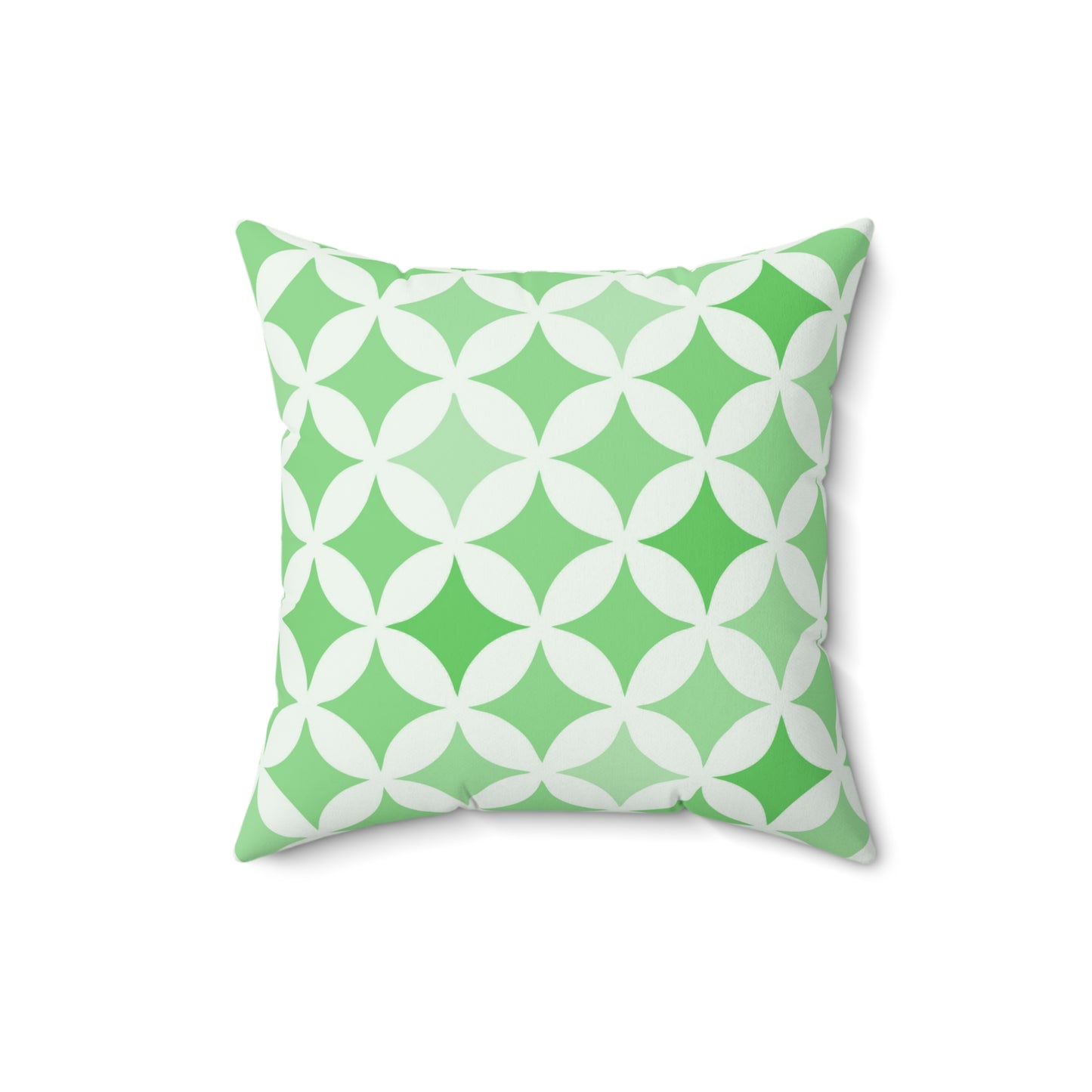 Green and White Seamless Stars - Pillowcase & Pillow