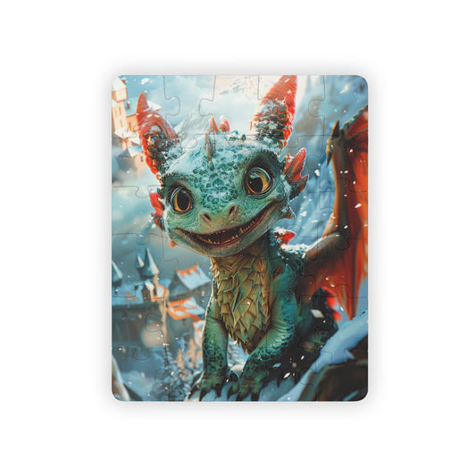 Stormy The Jade Dragon - 30-Piece Kids Jigsaw Puzzle