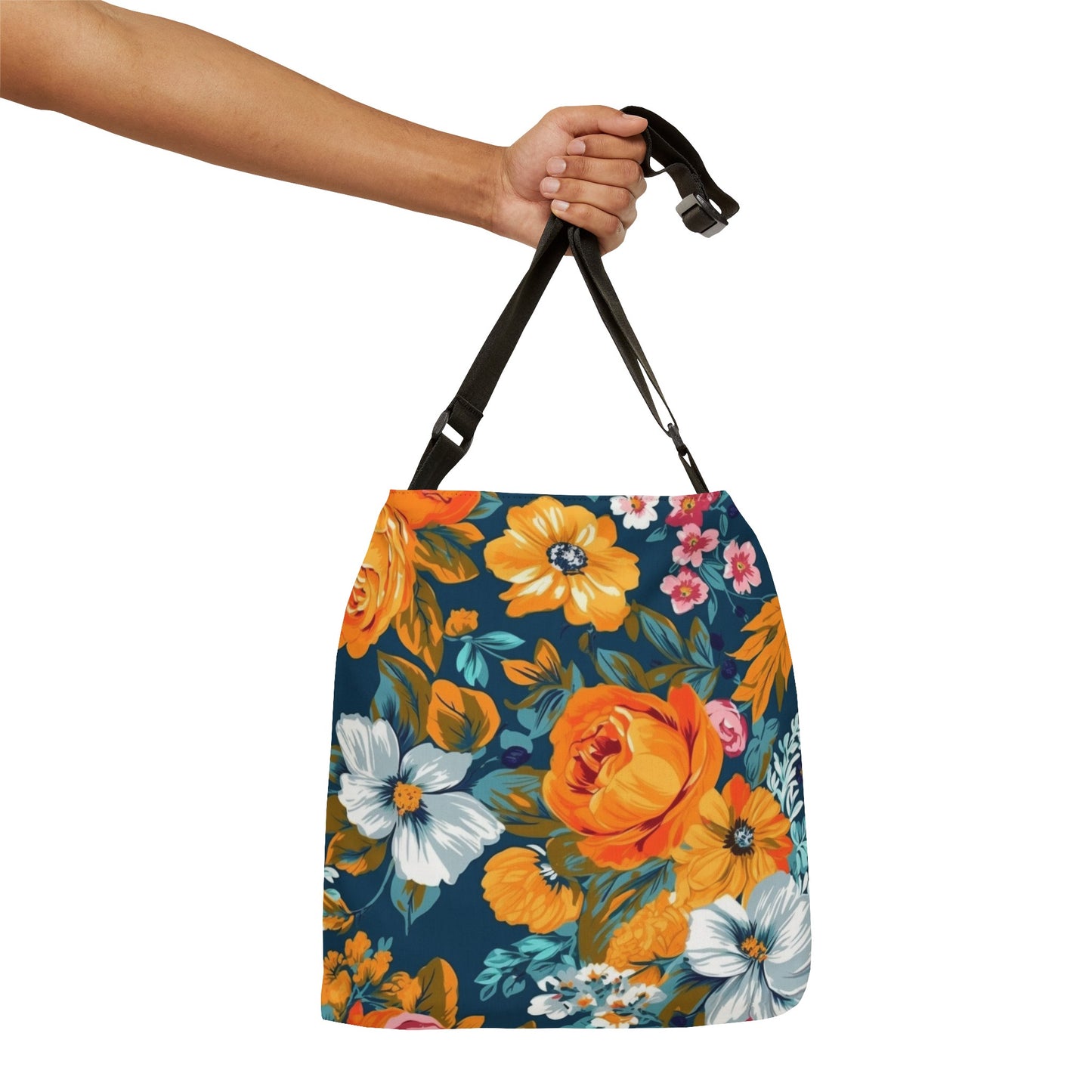 Lush Floral Print - Tote Bag