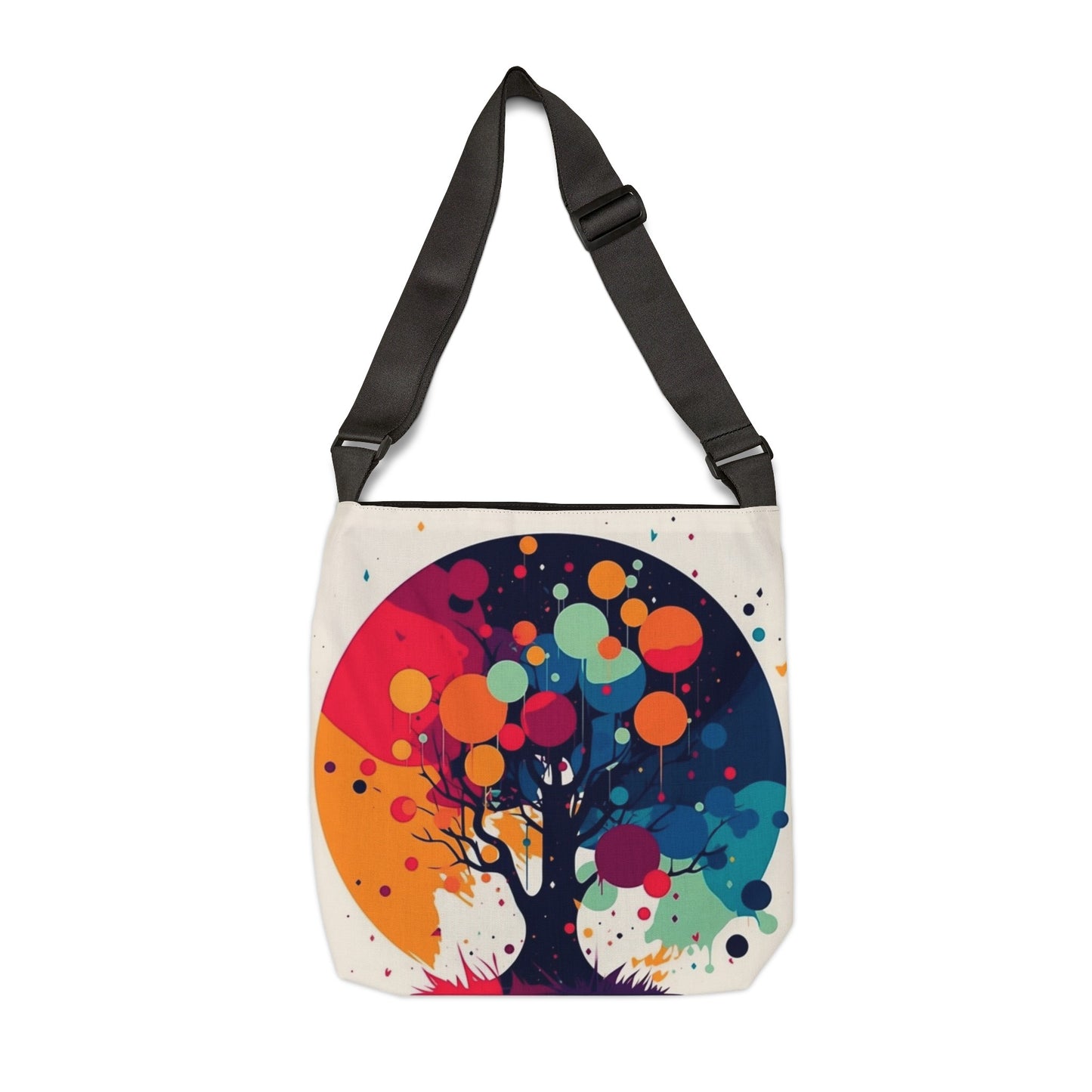 Rainbow Shapes On A Tree - Tote Bag