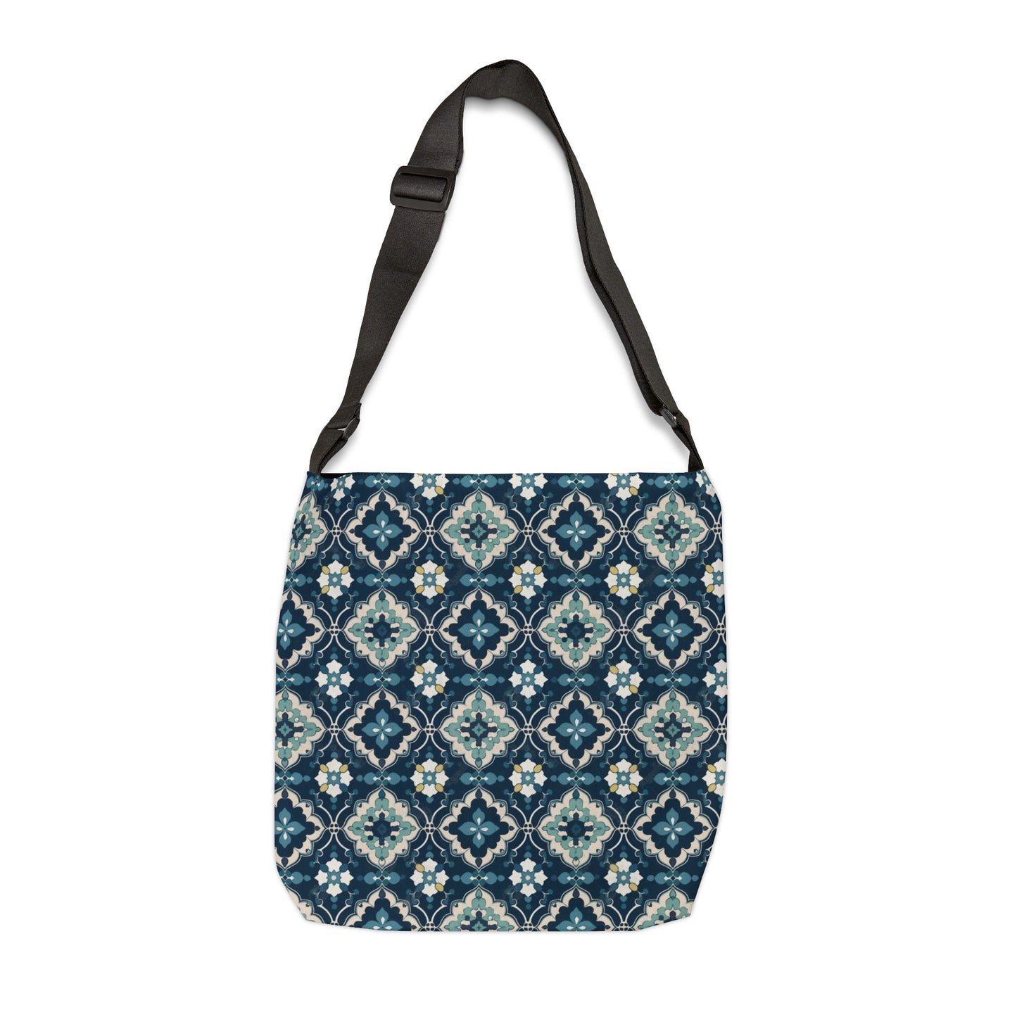 Quatrefoil Print Blue - Tote Bag