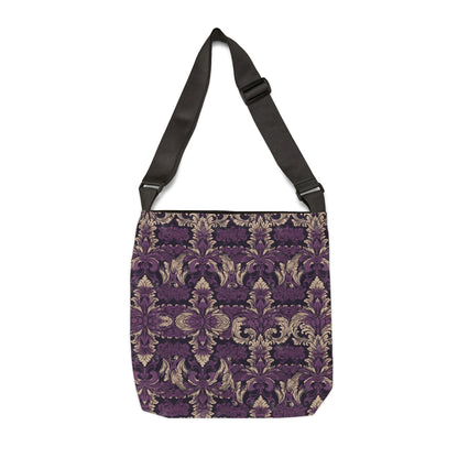 Eggplant Damask Light Purple Print - Tote Bag