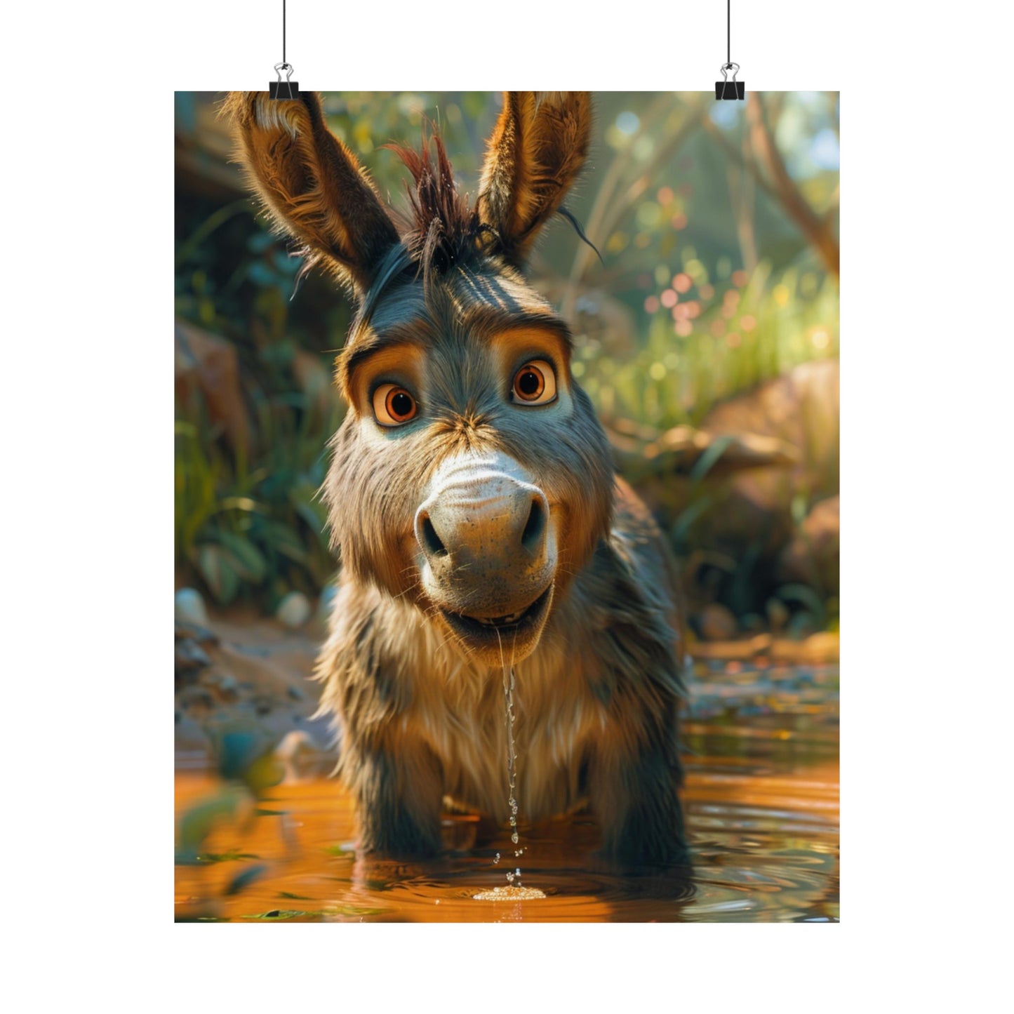 Donny The Donkey - Physical Print Stunning Premium Poster