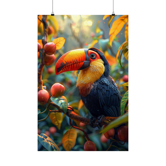 Terry Toucan - Physical Print Stunning Premium Poster