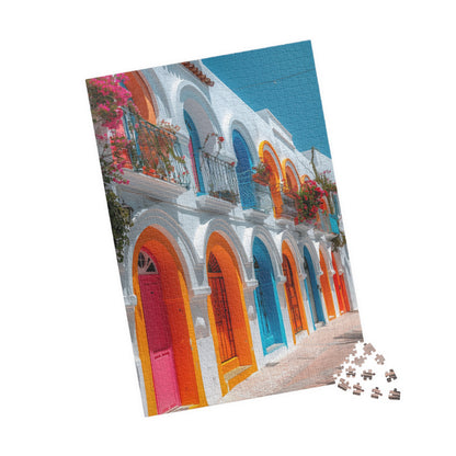 Mediterranean Homes - 1014-Piece Jigsaw Puzzle