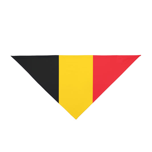 Belgium Flag - Tie Up Pet Bandana