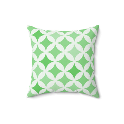 Green and White Seamless Stars - Pillowcase & Pillow