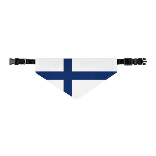 Finland Flag - Pet Bandana Collar